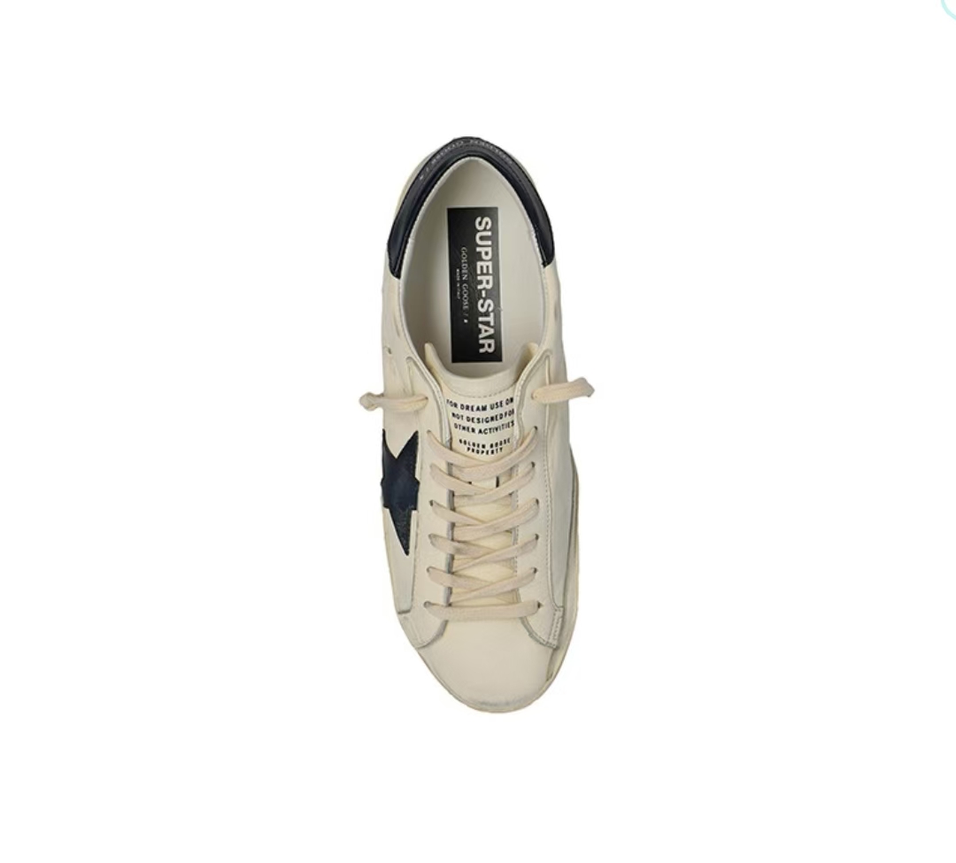 Golden Goose Super-Star Beige Night Blue