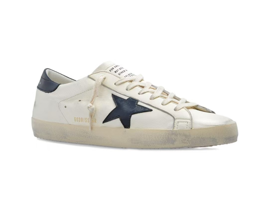 Golden Goose Super-Star Beige Night Blue