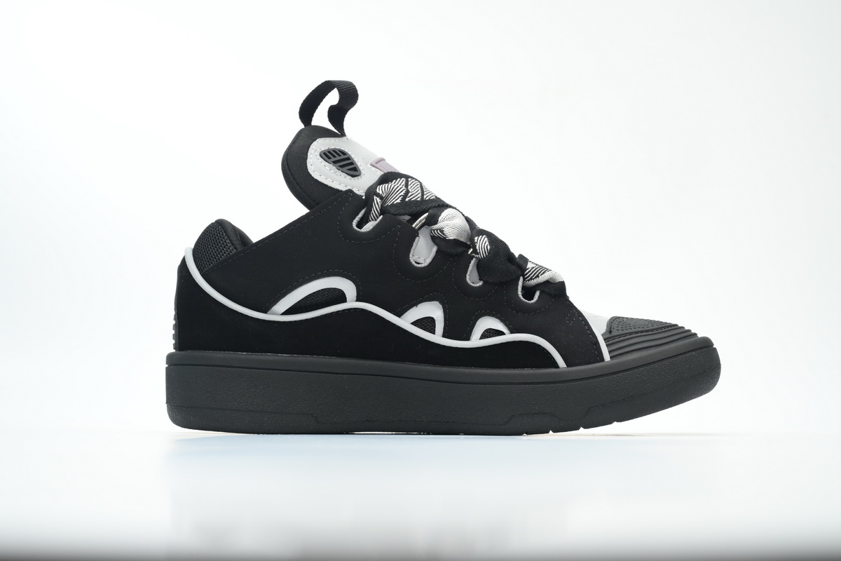 Lanvin Curb Sneakers Black white