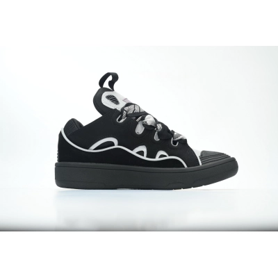 Lanvin Curb Sneakers Black white 02