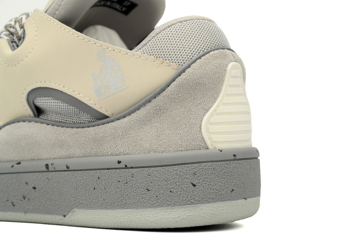 Lanvin Curb Sneakers Maiden Rice White Grey