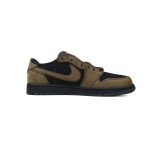PK God Batch  Travis Scott x Air Jordan 1 Low OG Velvet Brown DM7866-202
