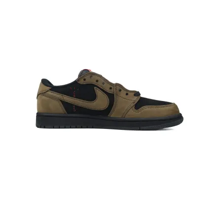 PK God Batch  Travis Scott x Air Jordan 1 Low OG Velvet Brown DM7866-202 02