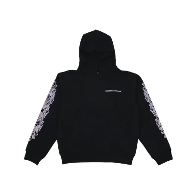 Chrome Hearts Matty Boy Shoulder Logo Hoodie Black/Pink 01