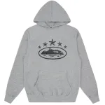 Corteiz 5 Starz Alcatraz Hoodie Grey