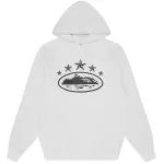 Corteiz 5 Starz Alcatraz Hoodie White