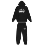Corteiz 5 starz tracksuit black set