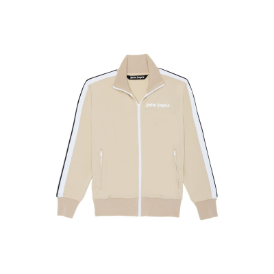 PALM ANGELS BEIGE TRACK JACKET 01