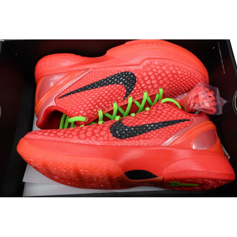 Nike Kobe 6 proto reverse grinch GV4921-600