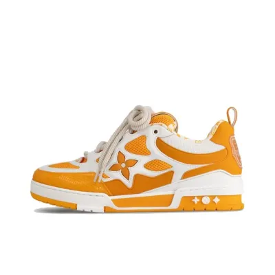 PK God Batch Louis Vuitton LV Skate Sneaker Yellow White 01