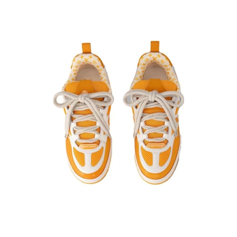 PK God Batch Louis Vuitton LV Skate Sneaker Yellow White