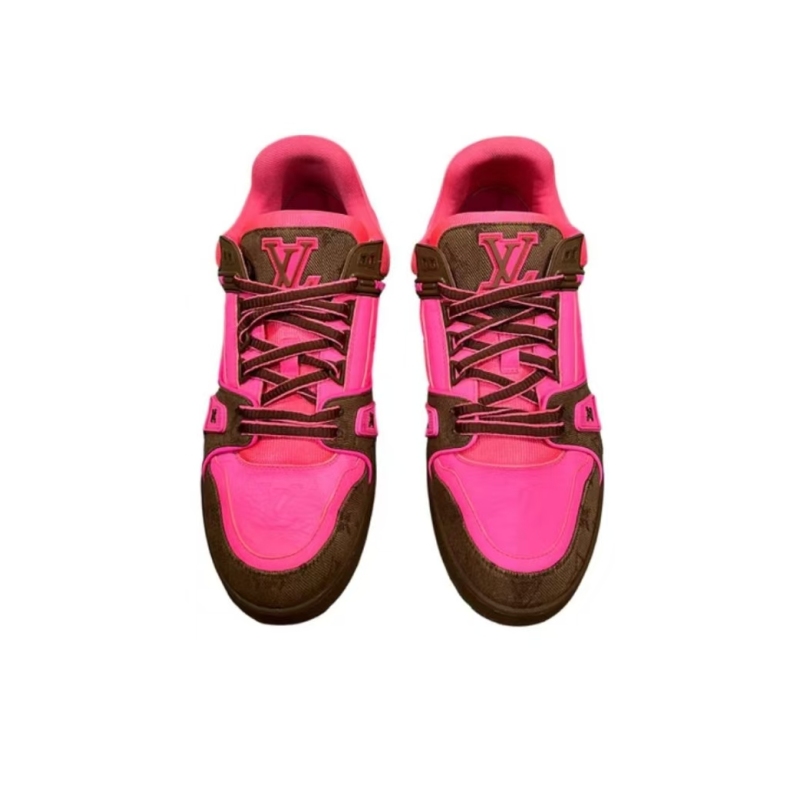 PK God Batch Louis Vuitton Trainer Pink Brown