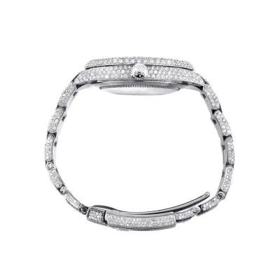 PKStockX Rolex Diamond Embezzled Datejust 41 'Silver' 02