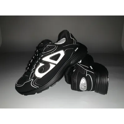 PK God Batch Dior Light Grey 'B30' Sneakers Black 3SN279ZND-H900 02