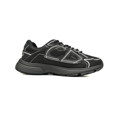 PK God Batch Dior Light Grey 'B30' Sneakers Black 3SN279ZND-H900 02