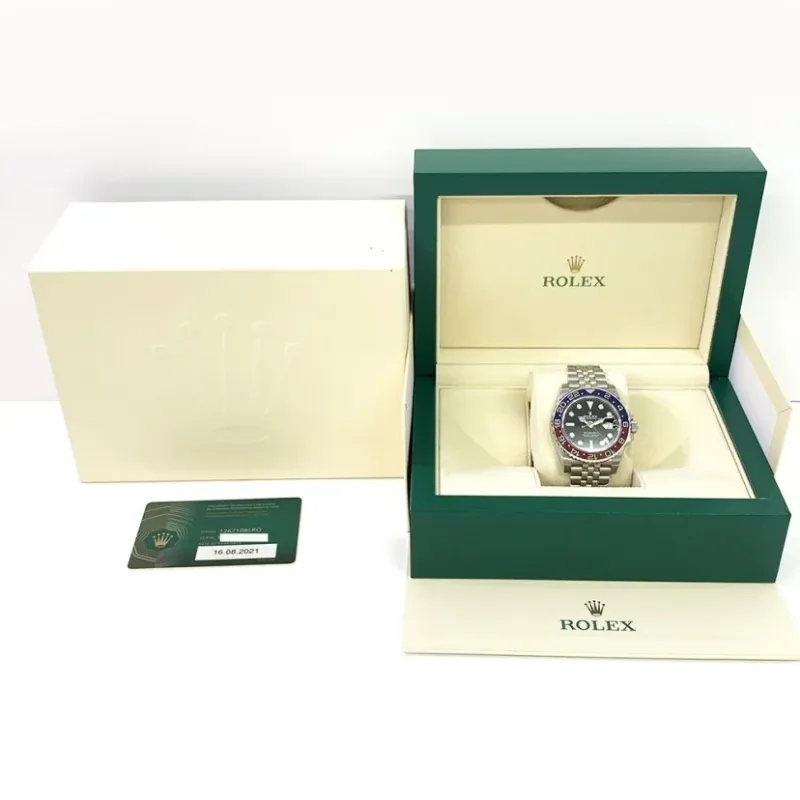 PKStockX Rolex GMT-Master II 40mm Black Dial Blue/Red Bezel "Pepsi" Jubilee 126710BLRO New 2025