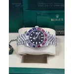 PKStockX Rolex GMT-Master II 40mm Black Dial Blue/Red Bezel "Pepsi" Jubilee 126710BLRO New 2025
