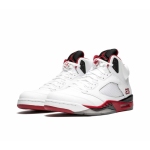 PK God Batch Air Jordan 5 Retro Fire Red Black Tongue