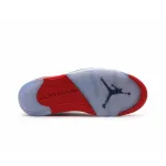 PK God Batch Air Jordan 5 Retro Fire Red Black Tongue