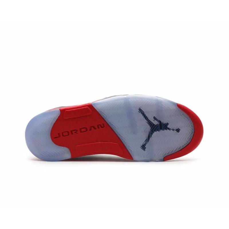 PK God Batch Air Jordan 5 Retro Fire Red Black Tongue