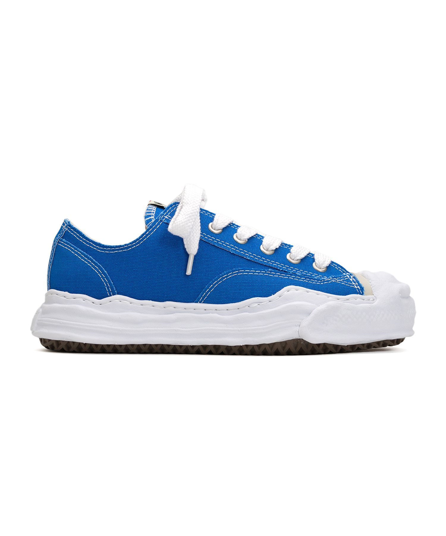PK God Batch Maison MIHARA YASUHIRO "HANK" OG Sole Canvas Low-top Sneaker Blue