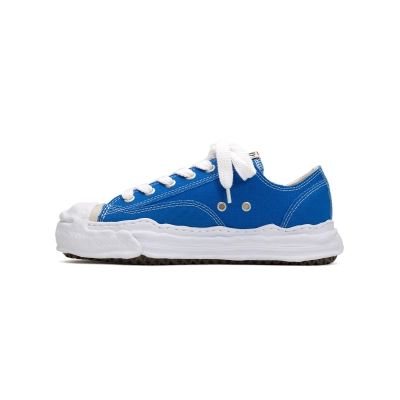 PK God Batch Maison MIHARA YASUHIRO "HANK" OG Sole Canvas Low-top Sneaker Blue 01