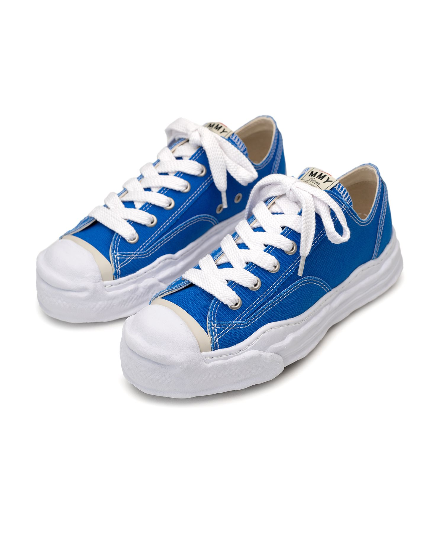PK God Batch Maison MIHARA YASUHIRO "HANK" OG Sole Canvas Low-top Sneaker Blue