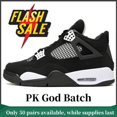 PK God Batch Air Jordan 4 White Thunder FQ8138-001 01