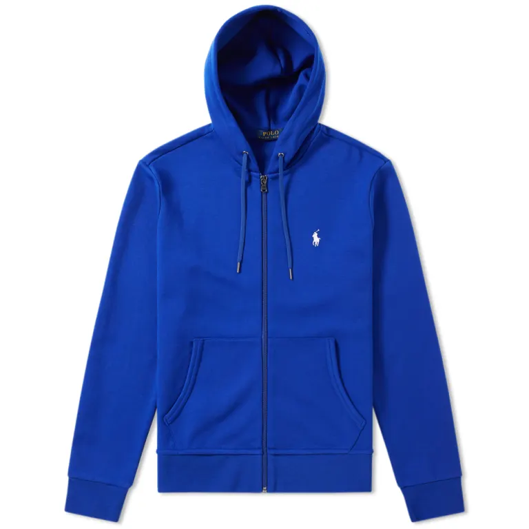 Polo Ralph Lauren Double Knit Tech Fleece Zip Hoody Blue