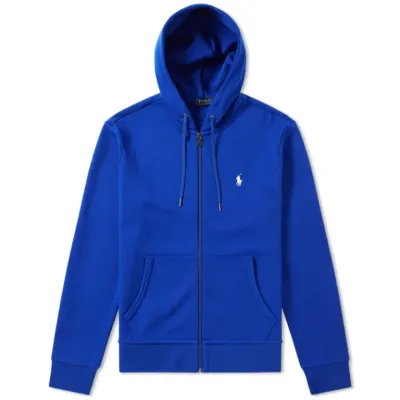 Polo Ralph Lauren Double Knit Tech Fleece Zip Hoody Blue 01