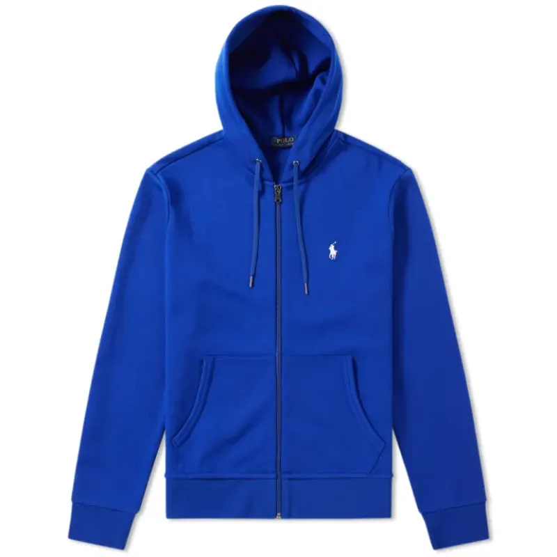 Polo Ralph Lauren Double Knit Tech Fleece Zip Hoody Blue