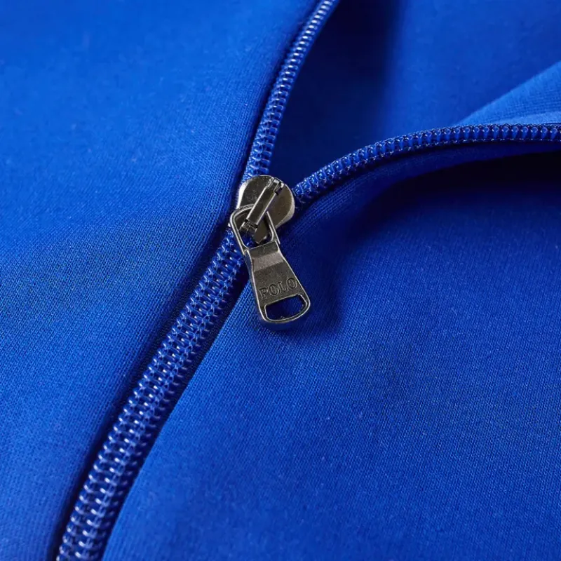 Polo Ralph Lauren Double Knit Tech Fleece Zip Hoody Blue