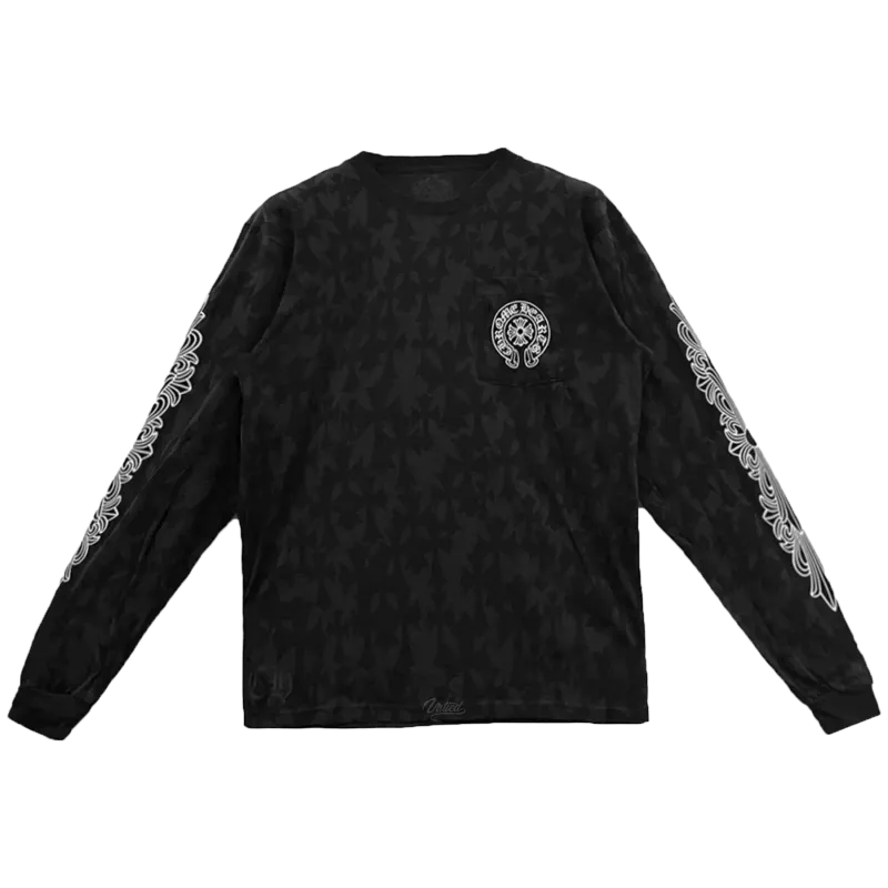 Chrome Hearts Cemetery Motif L/S Tee "Black"