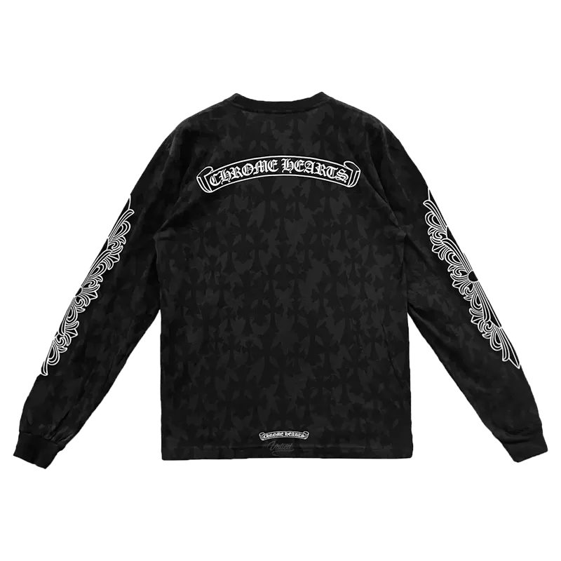 Chrome Hearts Cemetery Motif L/S Tee "Black"