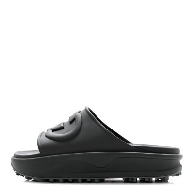 Gucci Sandal 'Interlocking G Black' 01