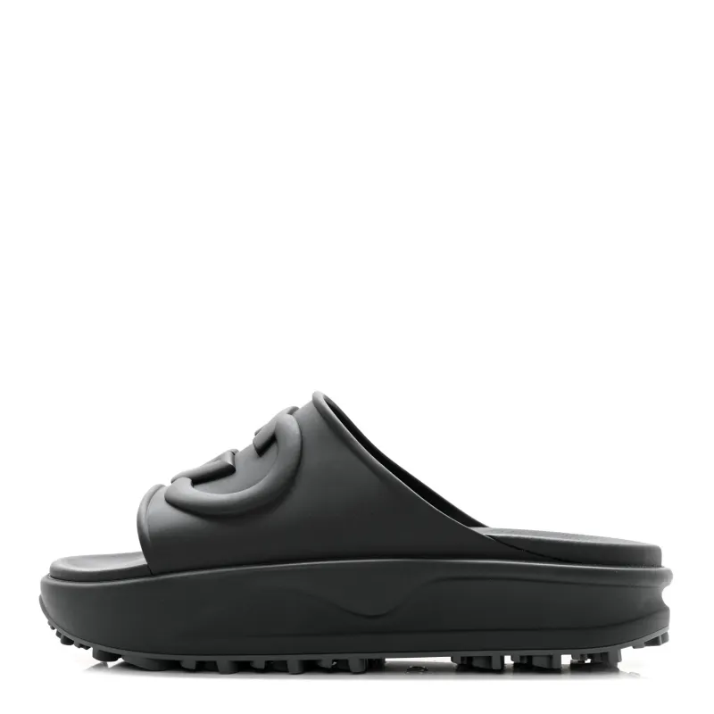 Gucci Sandal 'Interlocking G Black'