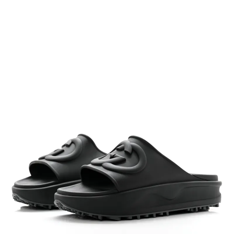 Gucci Sandal 'Interlocking G Black'