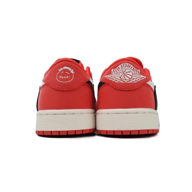 LJR Batch Scott x Air Jordan 1 Low Red DM7688-100