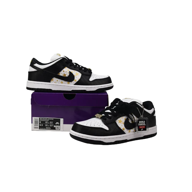 PK God Batch Nike SB Dunk Low Supreme Stars Black DH3228-102