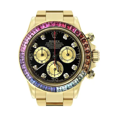 PKStockX Rolex Daytona | Colored Sapphire 40 Mm Rainbow Gold 01