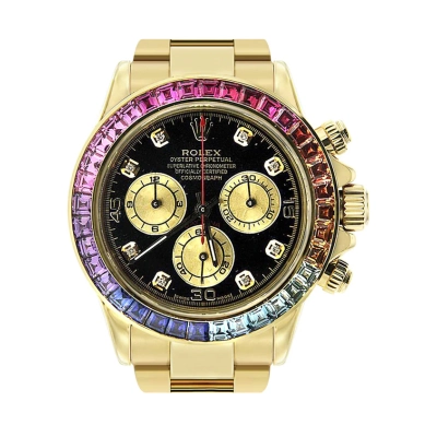 PKStockX Rolex Daytona | Colored Sapphire 40 Mm Rainbow Gold 01