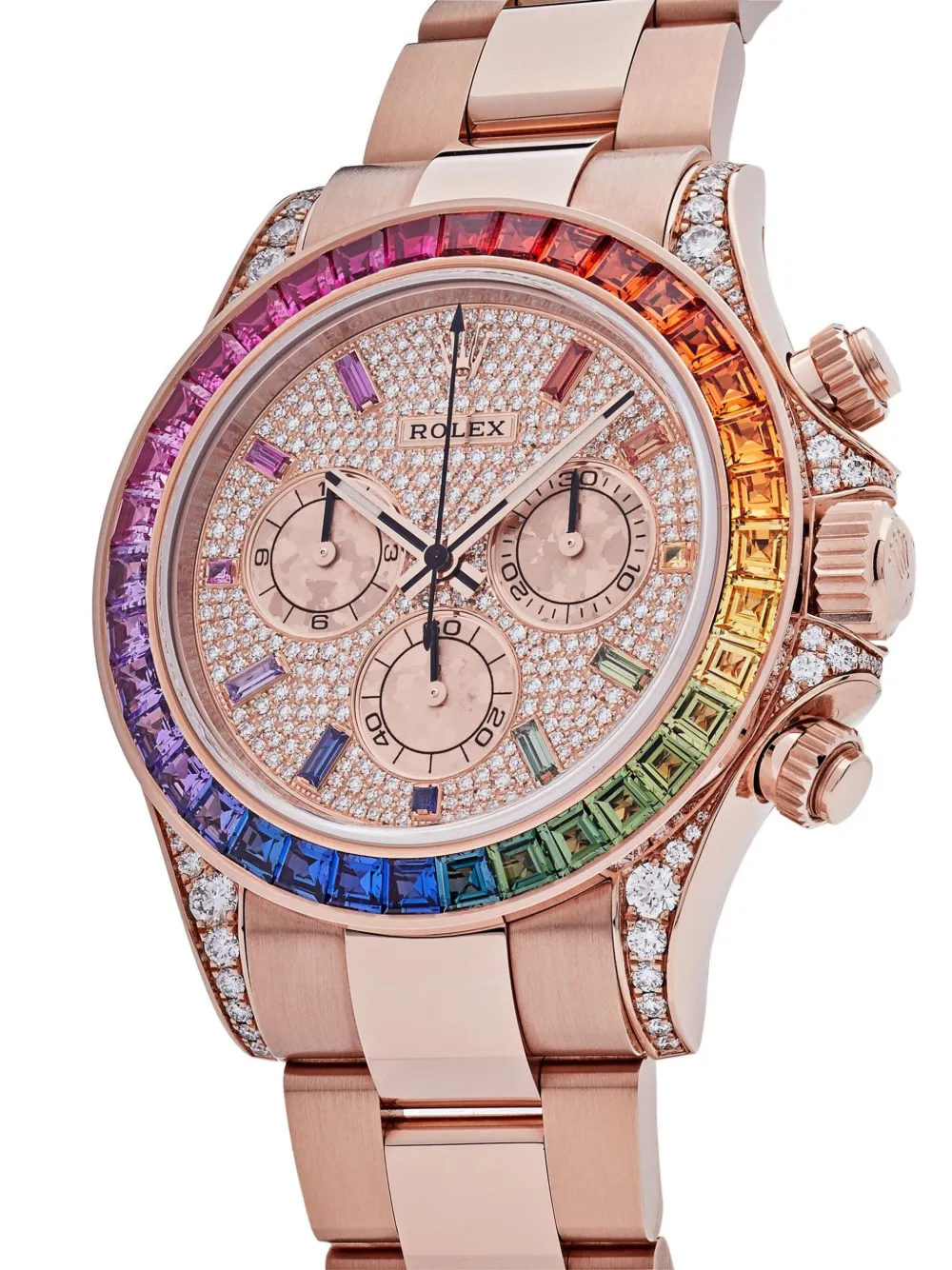 PKStockX Rolex Daytona Cosmograph 40mm Rainbow Rose Gold