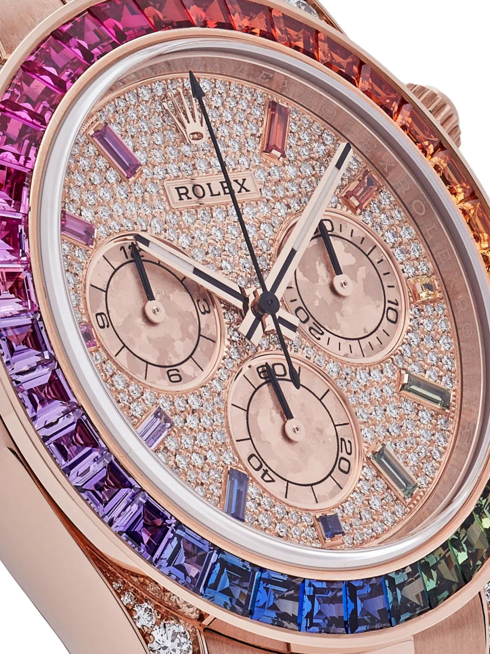 PKStockX Rolex Daytona Cosmograph 40mm Rainbow Rose Gold