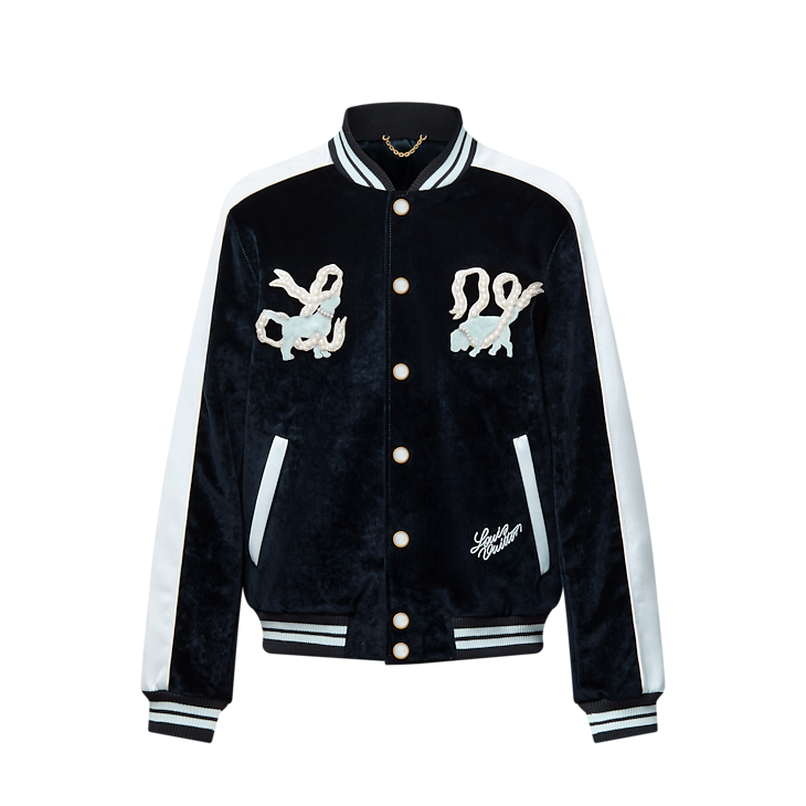 Louis Vuitton Denim Velvet Souvenir Jacket