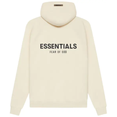 Fear of God Essentials Pull-Over Hoodie 'Buttercream' 02