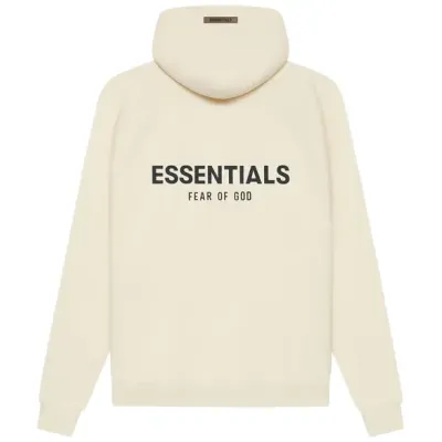 Fear of God Essentials Pull-Over Hoodie 'Buttercream' 02