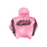 Hellstar Brainwashed Without Brain HoodiePink FW23
