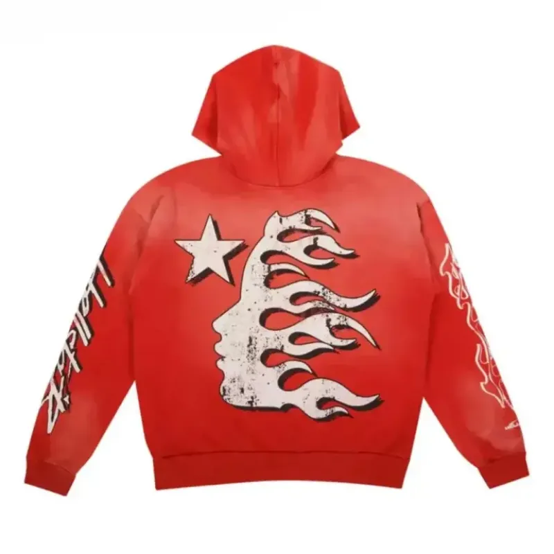 Hellstar Records Hoodie Red pk0218