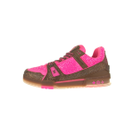 PK God Batch Louis Vuitton Trainer Pink Brown With diamond