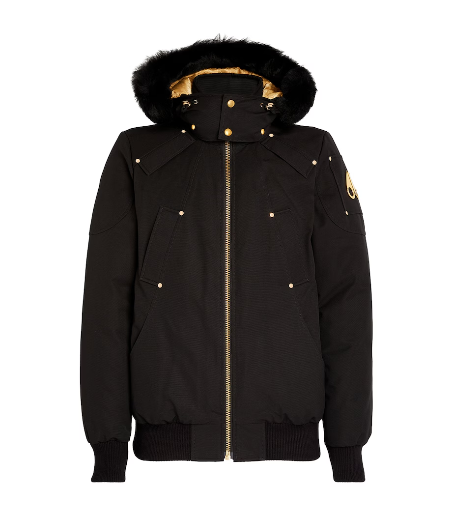 Moose Knuckles Gold Series Little Rapids Bomber Jacket